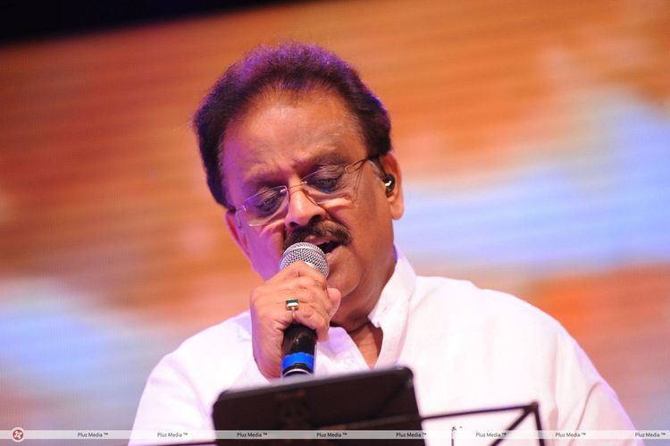 S P Balasubrahmanyam while singing