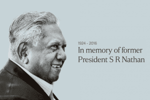 S. R. Nathan Former president S R Nathan dies aged 92 Singapore News Top