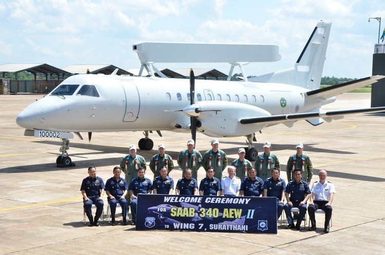 Saab 340 AEW&C Royal Thai Air Force Receives Its Saab 340 AEWampC Erieye Eyes on The
