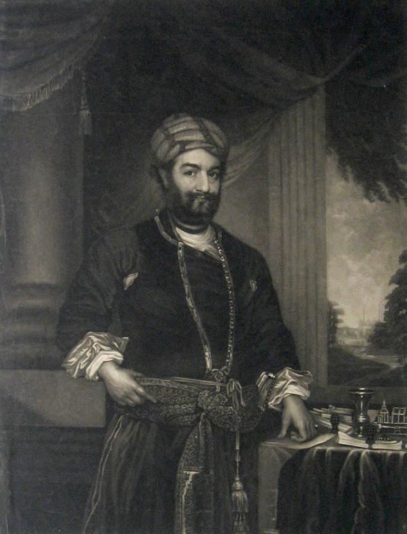 Saadat Ali Khan II Nawab Sadat Ali Khan William Say mezzotint engraver 17681864