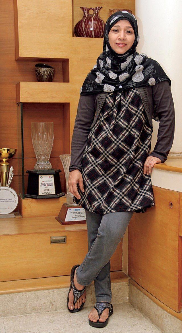 Sabeena Saleem Meet aceten pin bowler Sabeena Saleem femina feminain