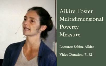 Sabina Alkire Oxford Poverty and Human Development Initiative research