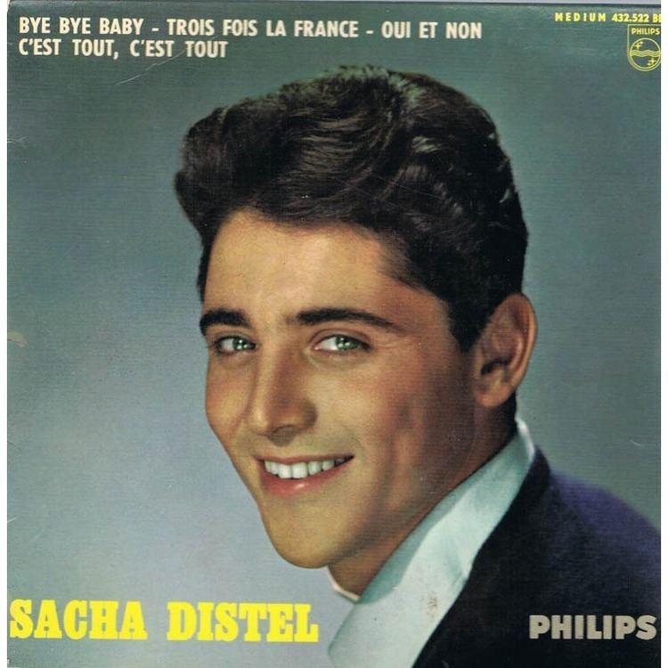 Sacha Distel bye bye baby by SACHA DISTEL EP with lerayonvert Ref