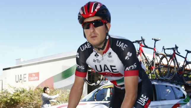Sacha Modolo Top Five for UAE Team Emirates Sacha Modolo at opening stage of