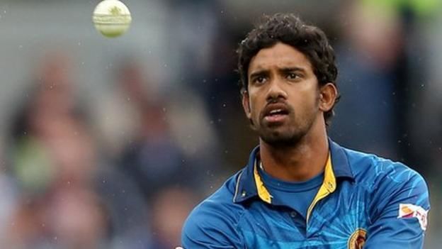 Sachithra Senanayake Sri Lankan banned over bowling action BBC Sport