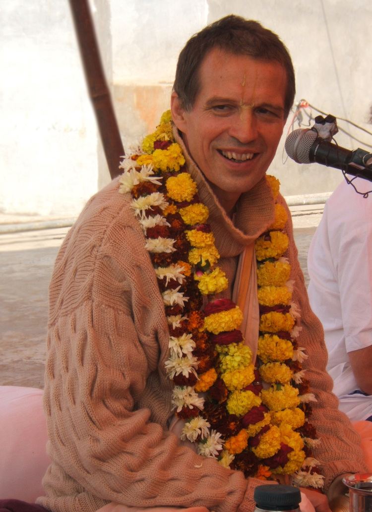 Sacinandana Swami FileSacinandana Swami Varsana Japa Retreat 2009jpg