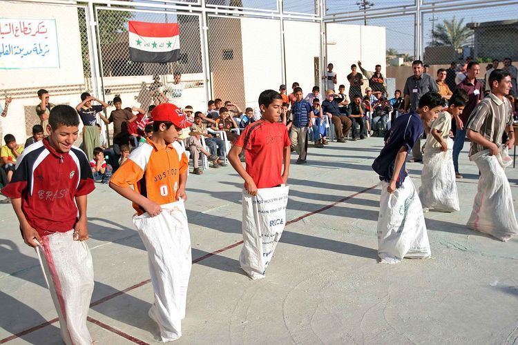 Sack race