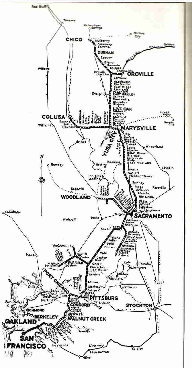 Sacramento Northern Railway SacNor