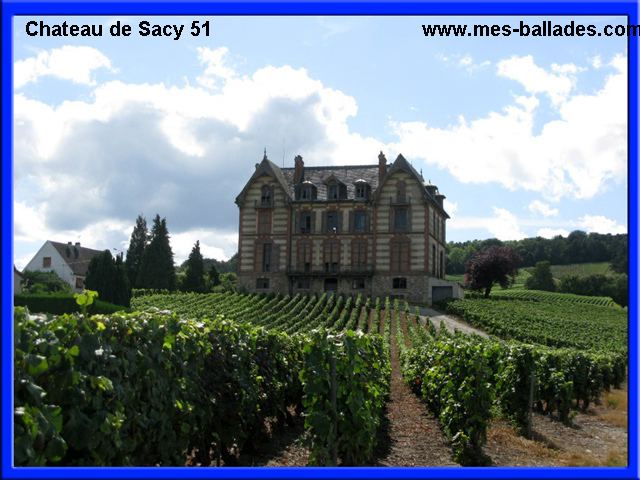 Sacy, Marne wwwmesballadescom51image51chateaudeSacyd