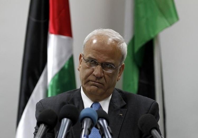 Saeb Erekat Saeb Erekat PLO should consider retracting recognition of