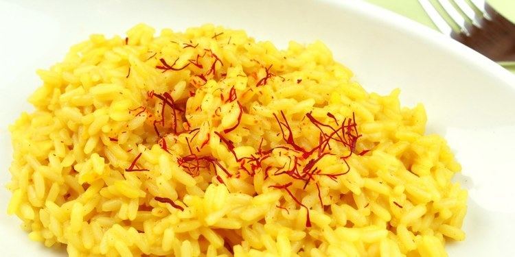 Saffron rice Saffron Rice Pilaf recipe Epicuriouscom