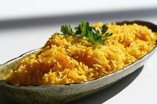 Saffron rice Saffron Rice Steamy Kitchen Recipes