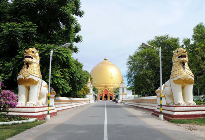 Sagaing Kaungmudaw Pagoda Sagaing Myanmar