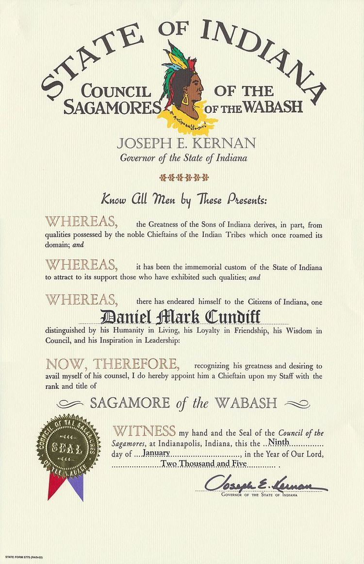 Sagamore of the Wabash