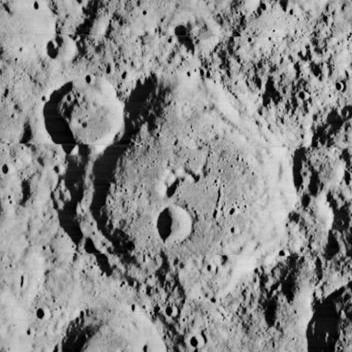Saha (crater)