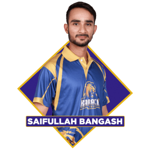 Saifullah Bangash Cricketers Biography Saifullah Bangash