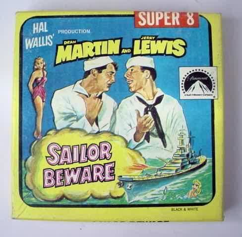 Sailor Beware (1952 film) movie scenes Ken Films Super 8mm home movie P519 Color art on box 3 reel 1967 vintage box is excellent with complete film 29 50