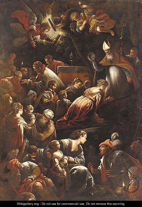 Saint Afra The Baptism of Saint Afra after Jacopo Bassano Jacopo