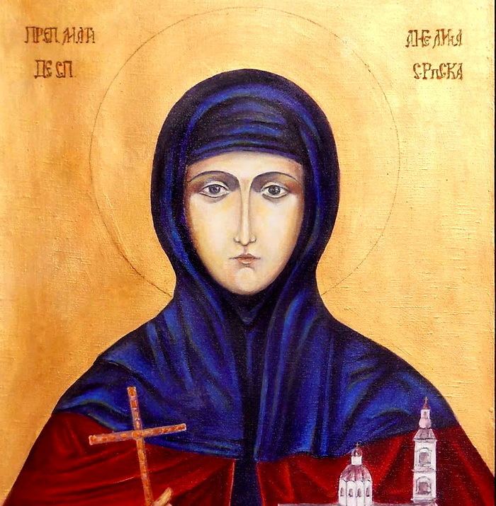 Saint Angelina of Serbia DANAS SLAVIMO PREPODOBNU MATI ANGELINU Ako nemate para i ne ide vam