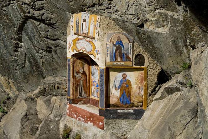 Saint Bessus Saint Bessus the sanctuary under the rock Italian Ways