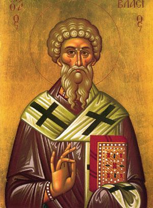 Saint Blaise Blaise the Holy Martyr of Sebastia Greek Orthodox Archdiocese of