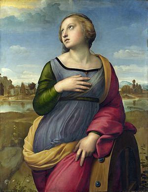 Saint Catherine of Alexandria (Raphael) httpsuploadwikimediaorgwikipediacommonsthu
