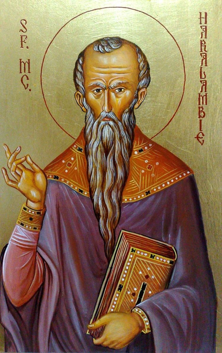 Saint Charalambos Hand painted icon Saint Charalambos