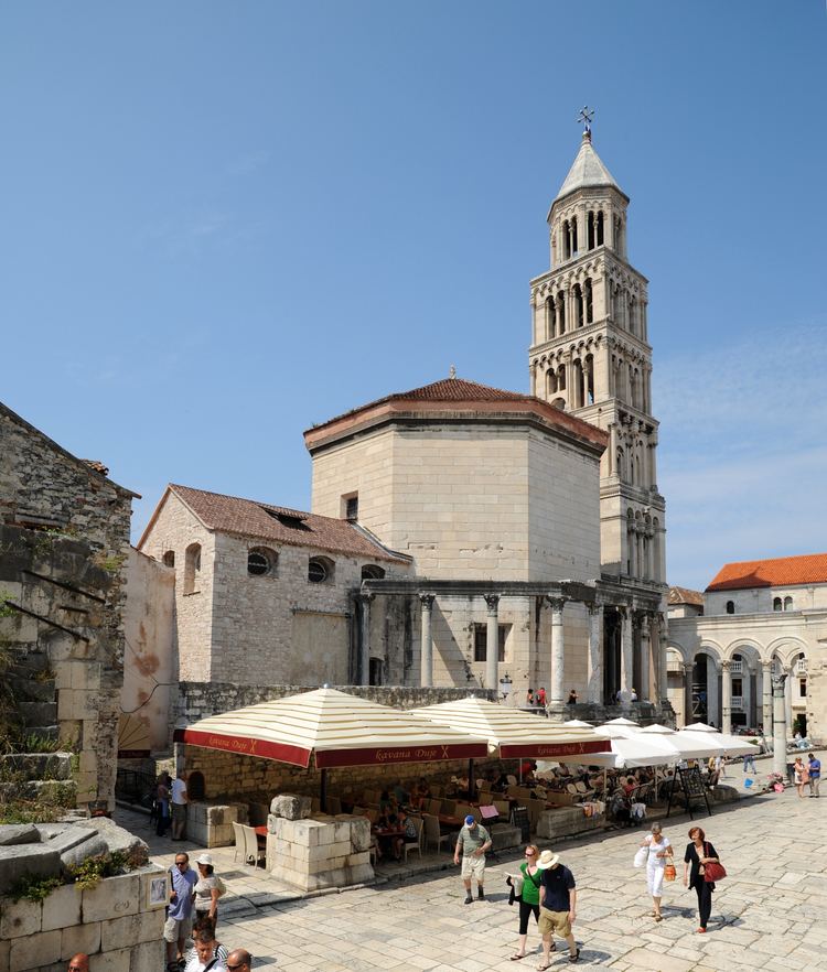 Saint Domnius The town of Split in Croatia the cathedral SaintDomnius