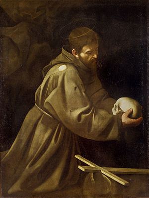 Saint Francis in Prayer (Caravaggio) httpsuploadwikimediaorgwikipediacommonsthu