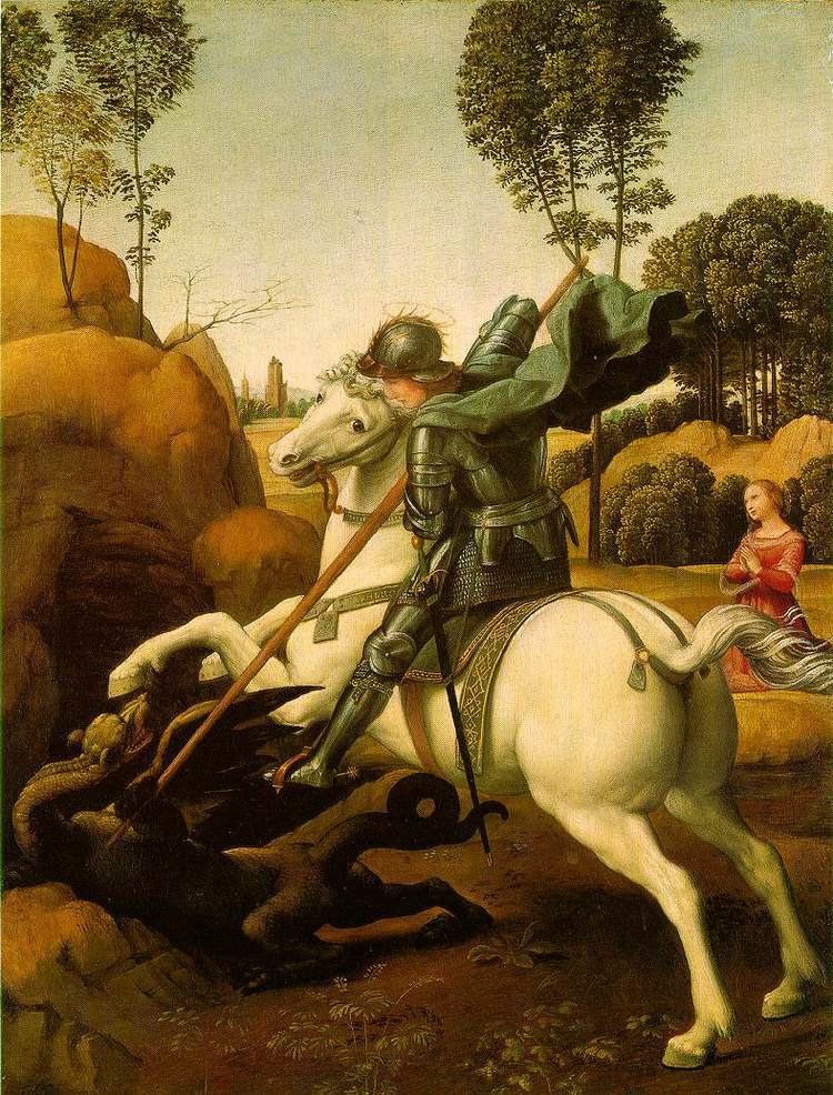 Saint George and the Dragon Saint George and the Dragon Raphael Wikipedia