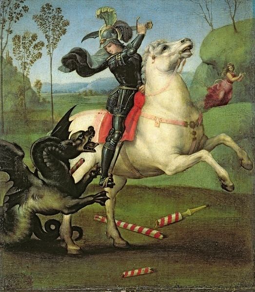 Saint George and the Dragon (Raphael) St George Raphael Louvre Wikipedia
