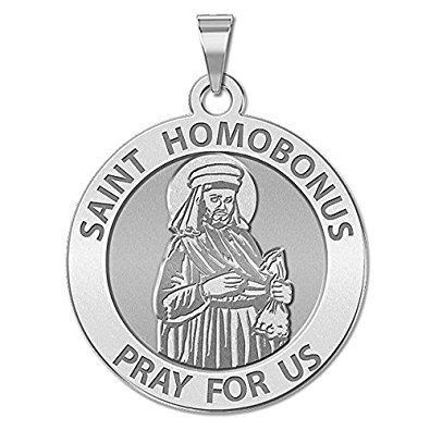 Saint Homobonus Amazoncom Saint Homobonus Religious Medal 23 Inch Size of Dime