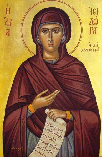 Saint Isidora Saint Isidora the Fool For Christ MYSTAGOGY RESOURCE CENTER