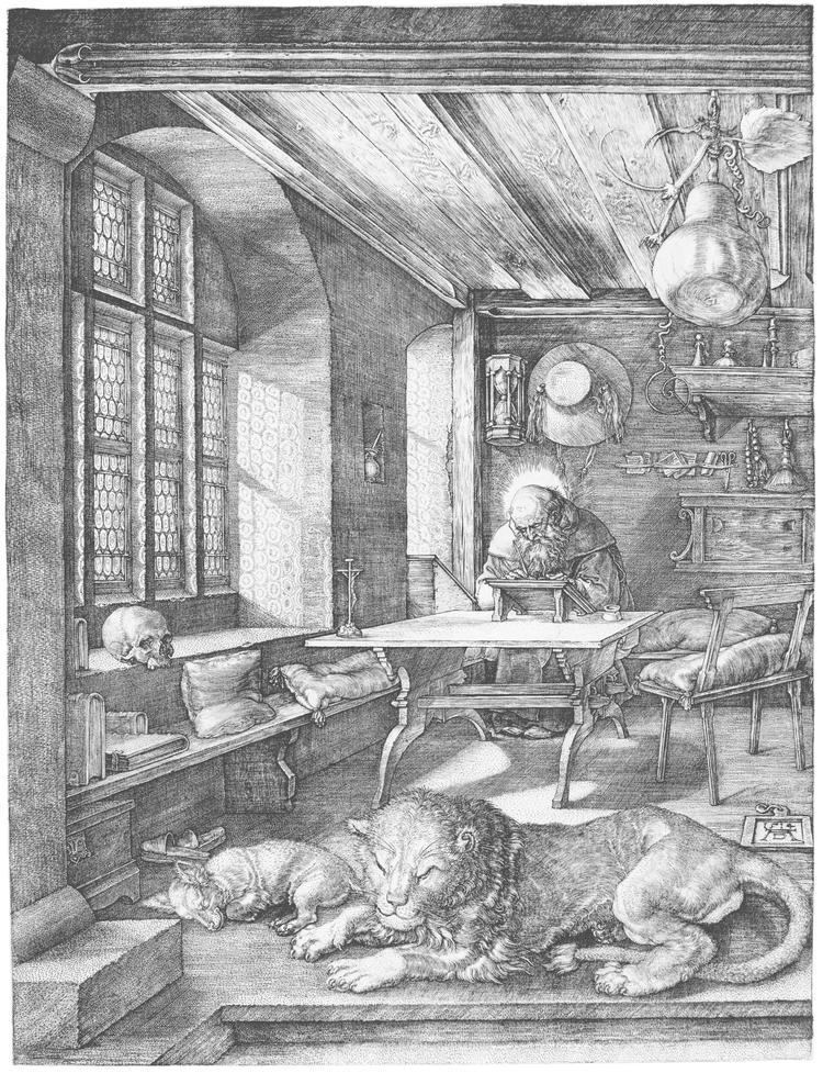 Saint Jerome in His Study (Dürer) Class 15 Drer II at College of William and Mary StudyBlue