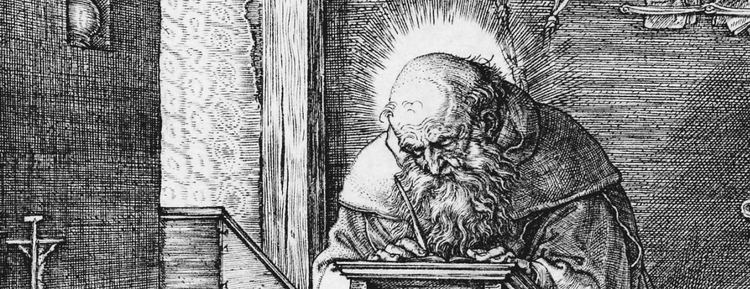 Saint Jerome in His Study (Dürer) Jerome a model scholar OUPblog