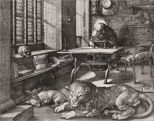 Saint Jerome in His Study (Dürer) Albrecht Drer39s brilliance is in the fine print The Boston Globe