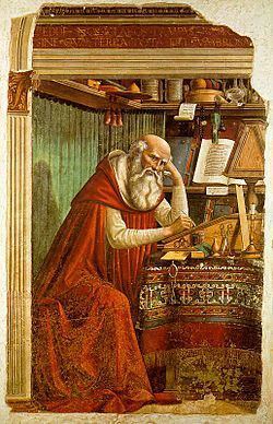 Saint Jerome in His Study (Ghirlandaio) httpsuploadwikimediaorgwikipediacommonsthu