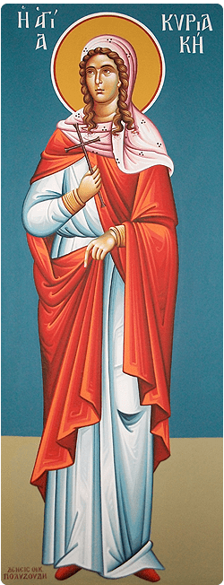 Saint Kyriaki Saint Kyriaki the Great Martyr MYSTAGOGY RESOURCE CENTER