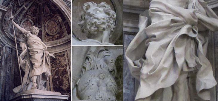 Saint Longinus (Bernini) Embittered Andrew The Statues in the Octagon of St Peter39s in Rome
