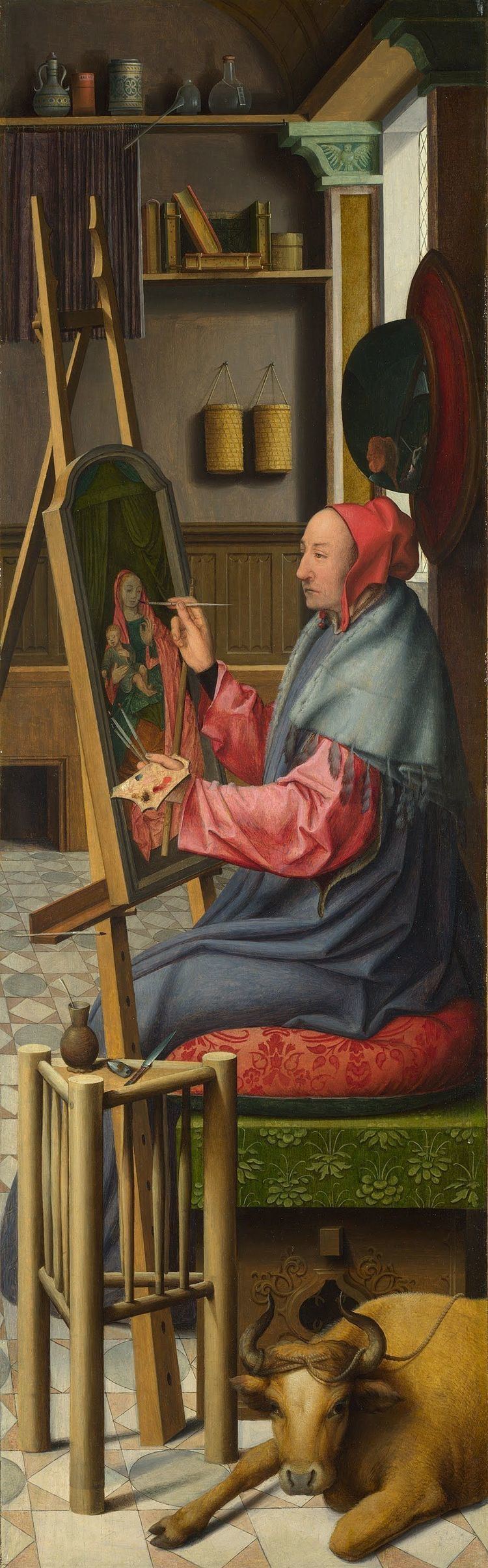 Saint Luke painting the Virgin 1000 images about San Luca St Luke on Pinterest Prayer book
