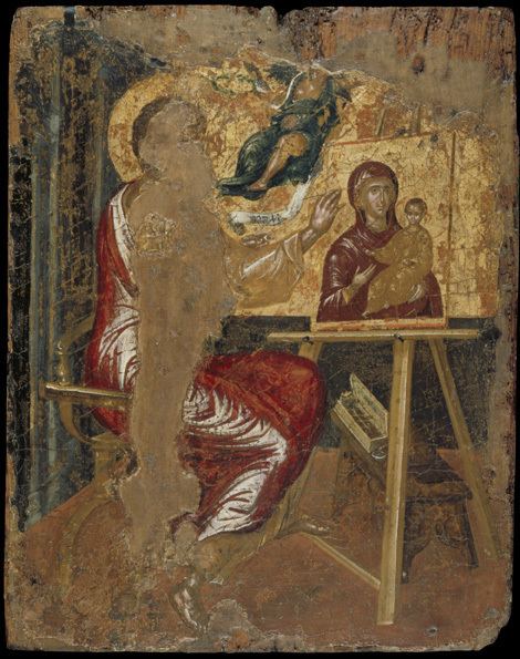 Saint Luke painting the Virgin Italian Renaissance Learning Resources The National Gallery of Art