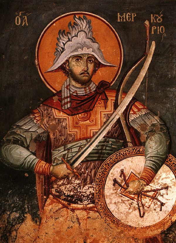 Saint Mercurius Great Martyr Mercurius of Caesarea in Cappadocia