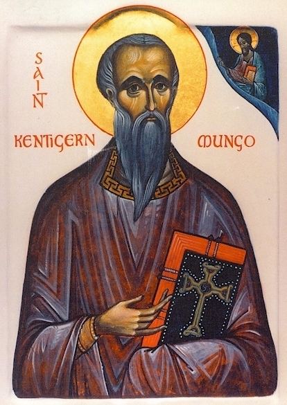 Saint Mungo Dmitry Lapa Holy Hierarch Kentigern Mungo of