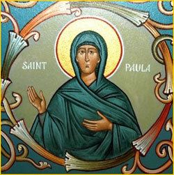 Saint Paula wwwcatholicorgfilesimagessaints428jpg