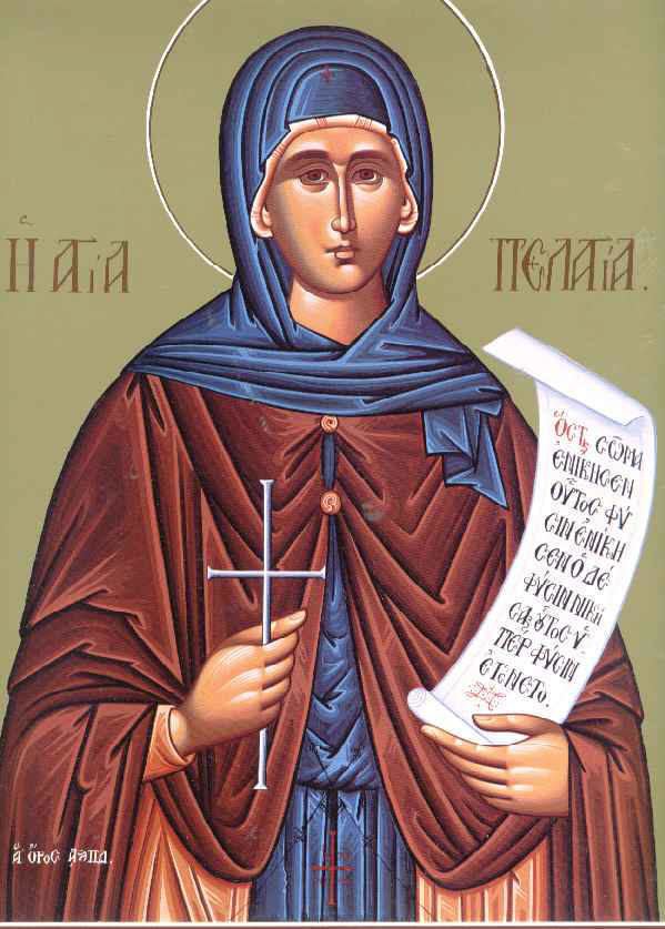 Saint Pelagia Saint Pelagia of Antioch A Repentant Harlot MYSTAGOGY RESOURCE CENTER