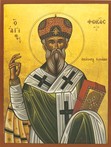 Saint Phocas Saint Phocas the Wonderworker Bishop of Sinope MYSTAGOGY RESOURCE