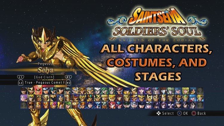 Saint Seiya: Soldiers' Soul Saint Seiya Soldiers Soul All Characters Costumes and Stages YouTube