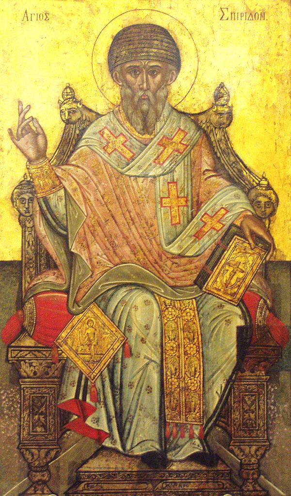 Saint Spyridon St Spyridon the Wonderworker and Bishop of Tremithus