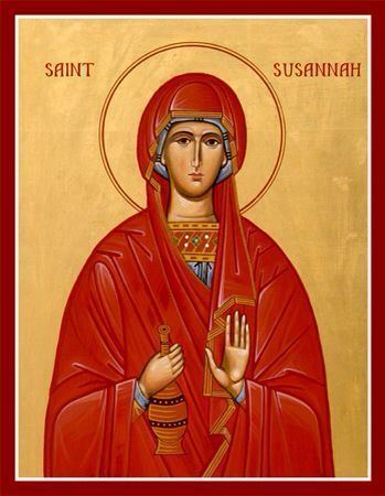 Saint Susanna Saint Susanna the Myrrhbearer Icons of the Myrrhbearers
