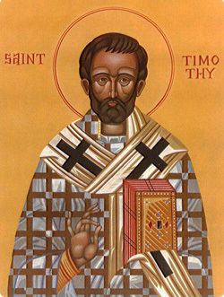 Saint Titus ICONOGRAPHIE CHRTIENNE Saint TIMOTHE dPHSE vque et martyr